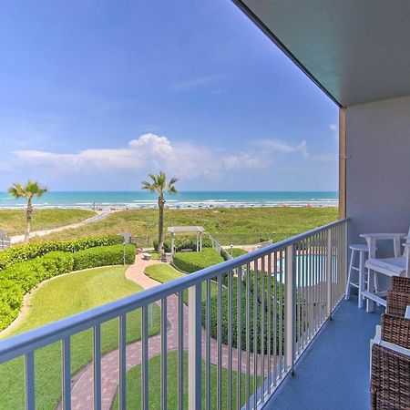 Sunny Oceanfront Condo On South Padre Island Beach Exterior foto