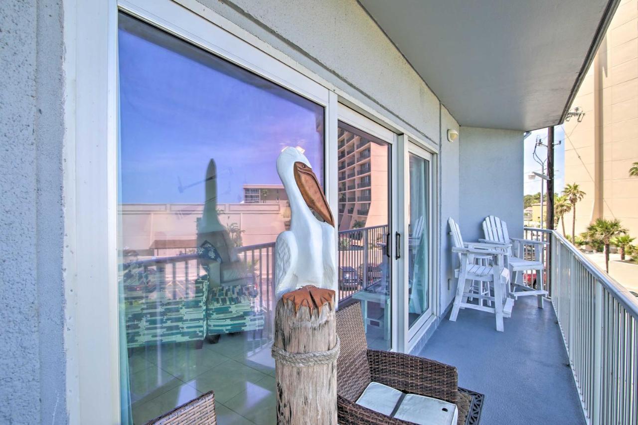 Sunny Oceanfront Condo On South Padre Island Beach Exterior foto